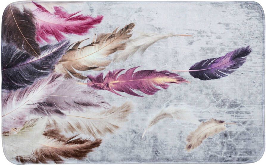 Sanilo Foam-badmat Veren superzacht volle kleuren antislip wasbaar 50 x 80 cm (1 stuk) - Foto 7