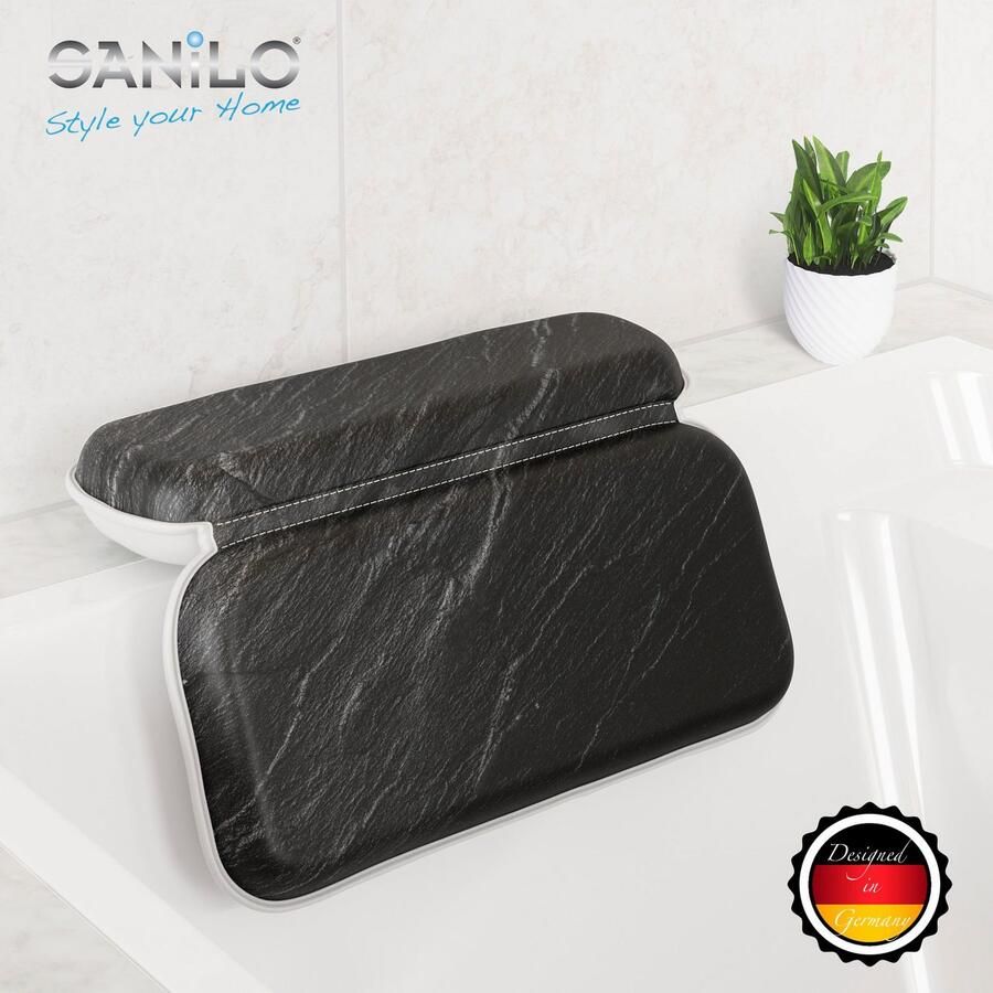 Sanilo Nekkussen Badkussen Granit comfortabel antislip volle kleuren met 7 prima zuignappen - Foto 2