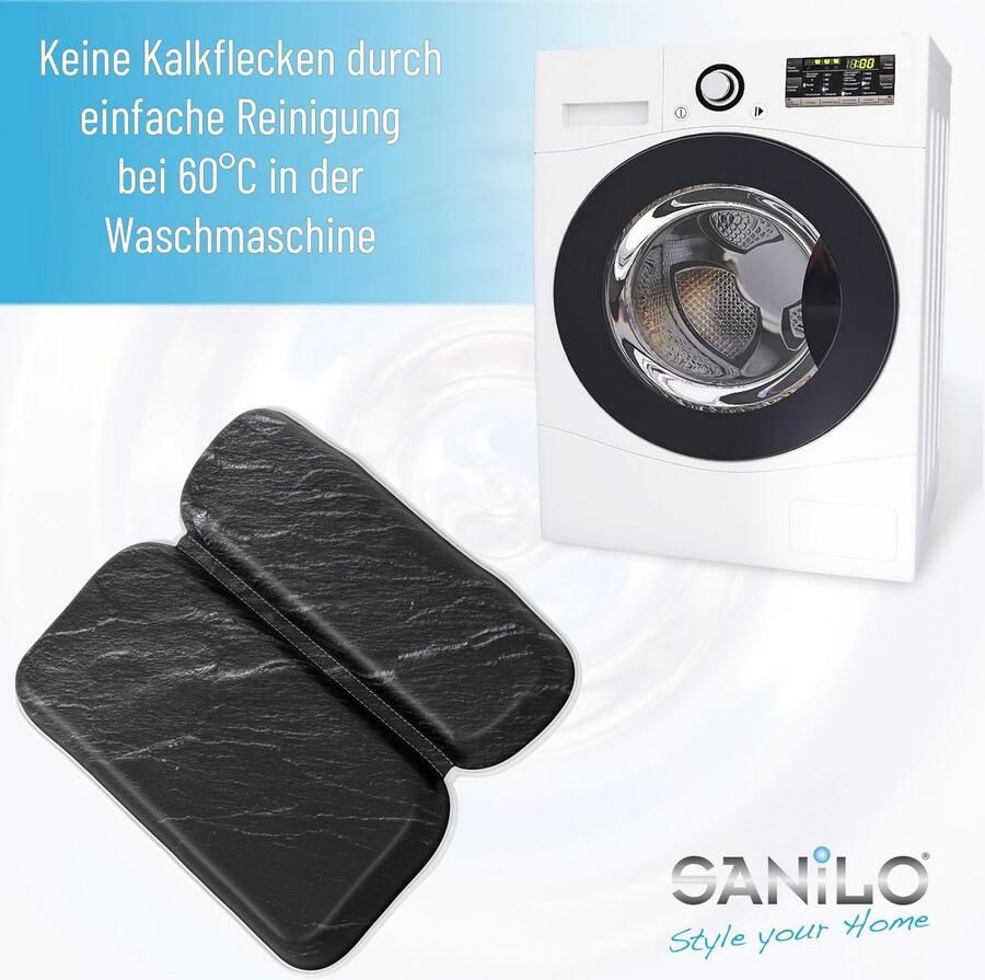Sanilo Nekkussen Badkussen Granit comfortabel antislip volle kleuren met 7 prima zuignappen - Foto 5