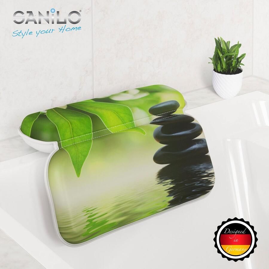Sanilo Nekkussen Badkussen Harmony comfortabel antislip volle kleuren met 7 prima zuignappen - Foto 3