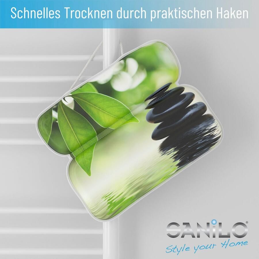 Sanilo Nekkussen Badkussen Harmony comfortabel antislip volle kleuren met 7 prima zuignappen - Foto 4