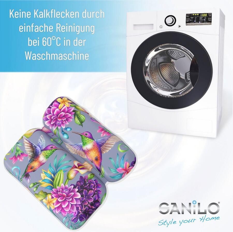 Sanilo Nekkussen Badkussen Kolibrie comfortabel antislip volle kleuren met 7 prima zuignappen - Foto 6