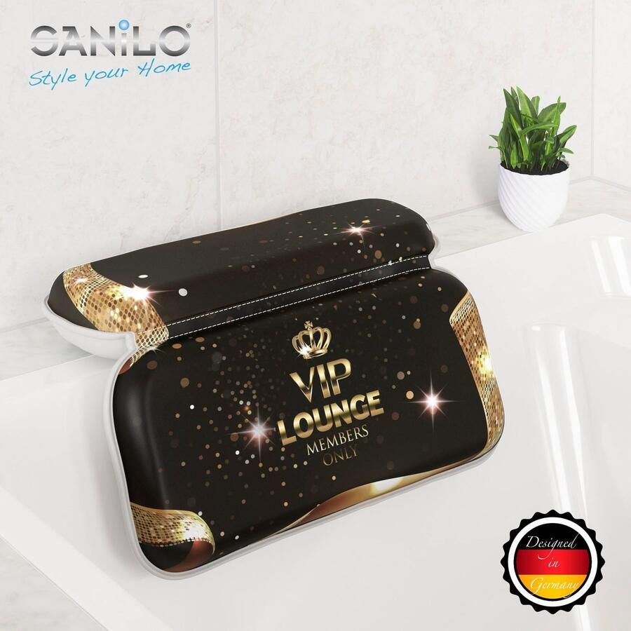 Sanilo Nekkussen Badkussen VIP-Lounge comfortabel antislip volle kleuren met 7 prima zuignappen - Foto 3