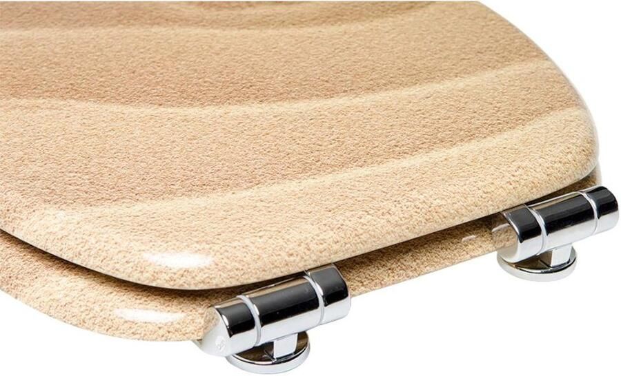 Sanilo Set badkameraccessoires Clam bestaand uit toiletzitting badmat en wastafelplug (complete set 3-delig) - Foto 9