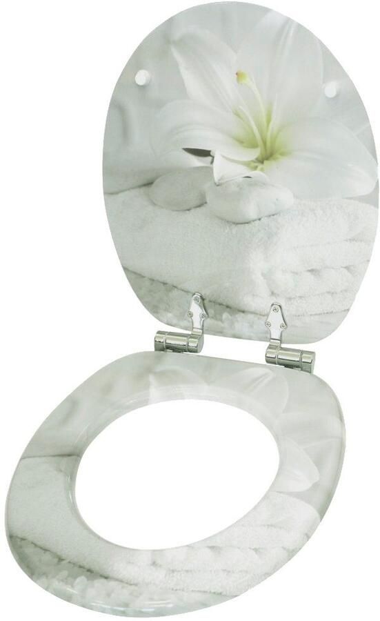 Sanilo Set badkameraccessoires Good Feeling bestaand uit toiletzitting badmat en wastafelplug (complete set 3-delig) - Foto 9