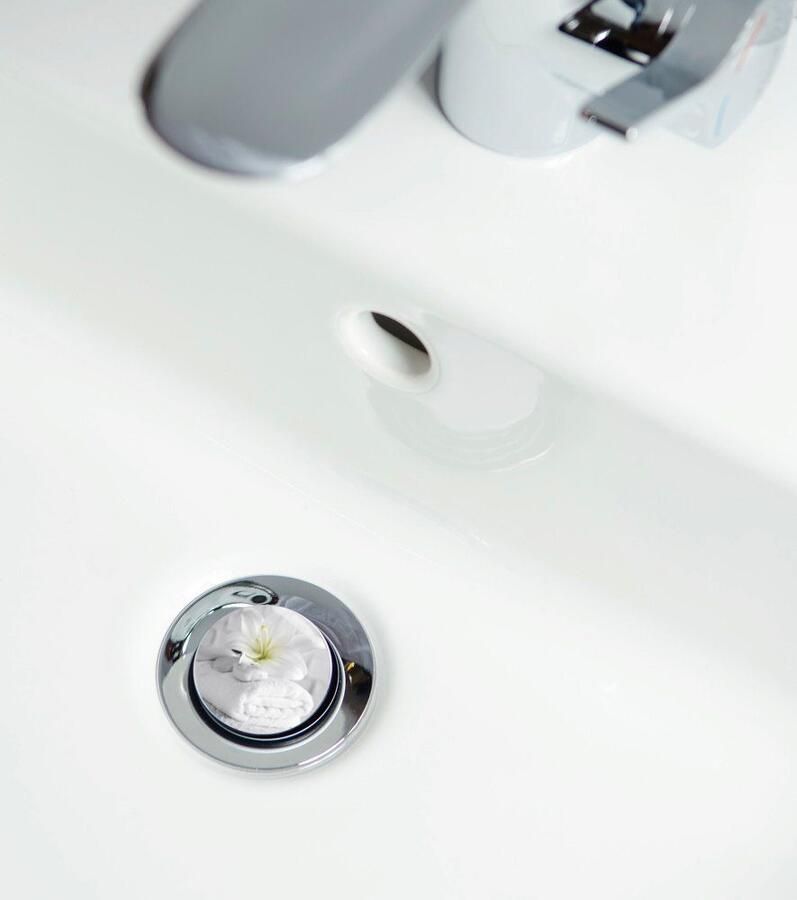 Sanilo Set badkameraccessoires Good Feeling bestaand uit toiletzitting badmat en wastafelplug (complete set 3-delig) - Foto 3