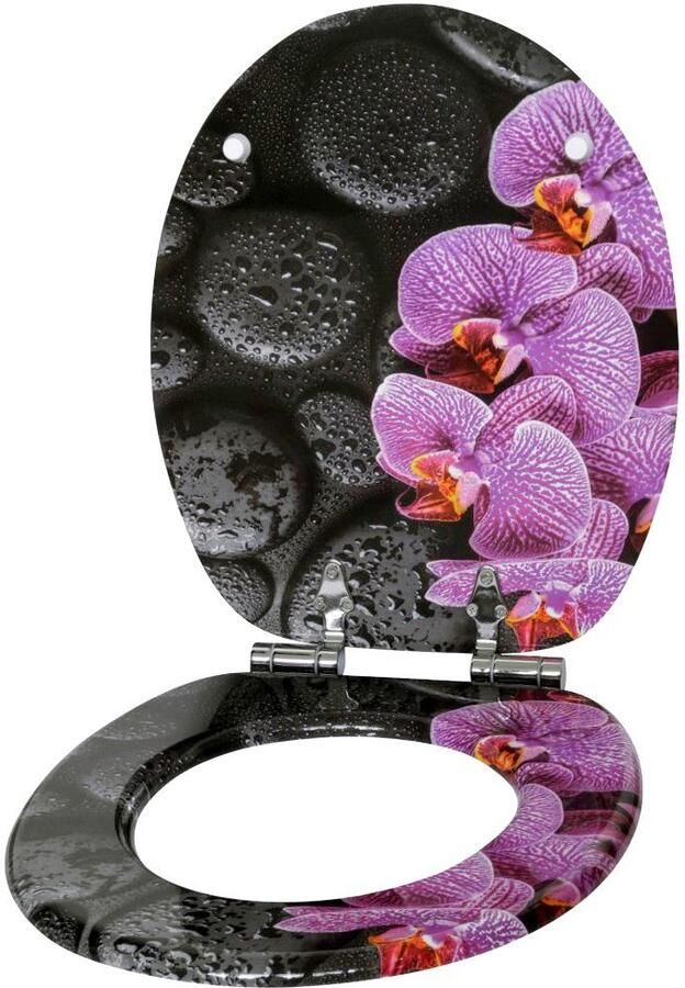 Sanilo Set badkameraccessoires Madeira bestaand uit toiletzitting badmat en wastafelplug (complete set 3-delig) - Foto 6