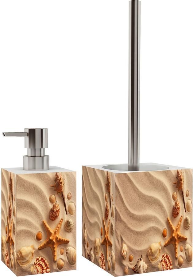 Sanilo Set badkameraccessoires Met motief veel mooie zeepdispensers en WC-borstels om uit te kiezen - Foto 5