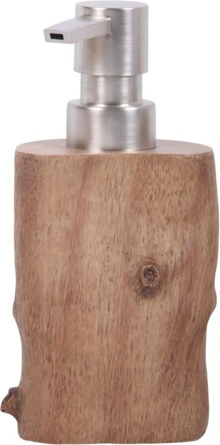 Sanilo Set badkameraccessoires Old Tree bestaand uit zeepdispenser en toiletborstel gestructureerd (combi-set 2-delig) - Foto 3