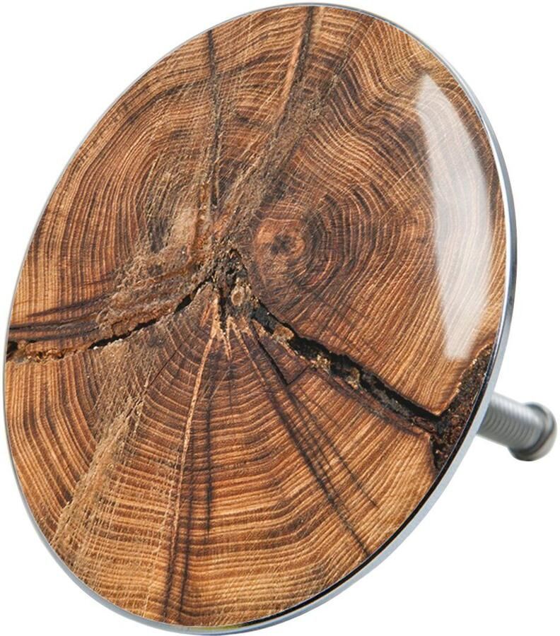 Sanilo Set badkameraccessoires Rustiek bestaand uit toiletzitting badmat stop zeepdispenser toiletborstel (complete set 6-delig) - Foto 3