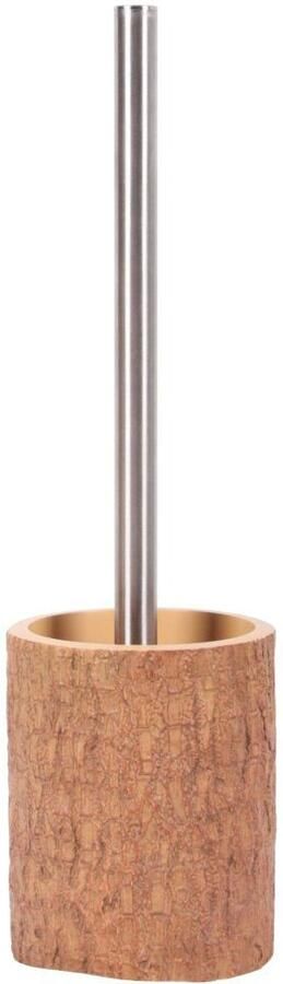 Sanilo Set badkameraccessoires Rustiek bestaand uit toiletzitting badmat stop zeepdispenser toiletborstel (complete set 6-delig) - Foto 14