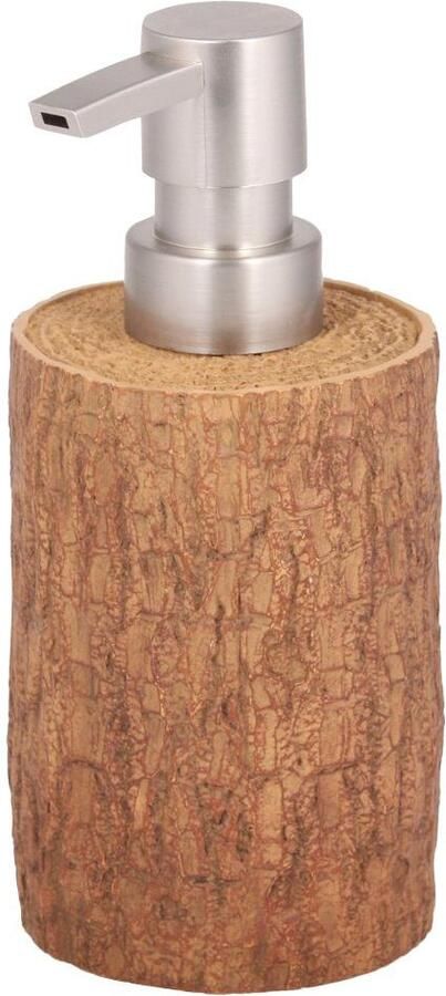 Sanilo Set badkameraccessoires Rustiek bestaand uit toiletzitting badmat stop zeepdispenser toiletborstel (complete set 6-delig) - Foto 13