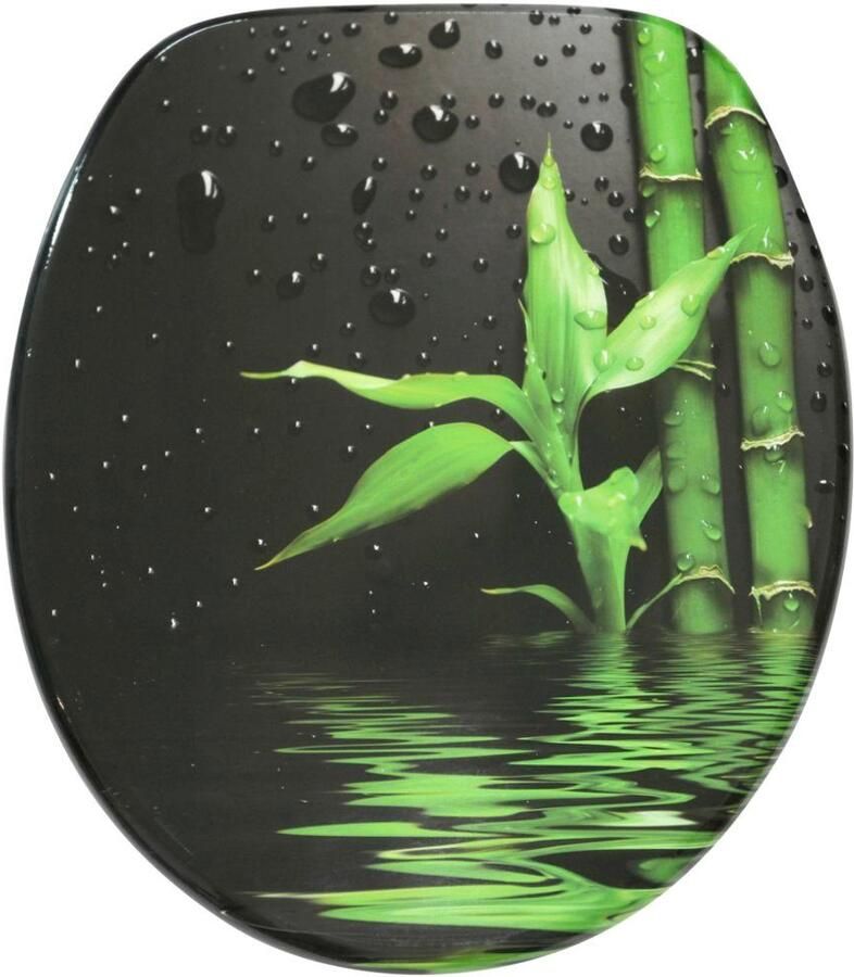 Sanilo Set badkameraccessoires Virella bestaand uit toiletzitting badmat en wastafelplug (complete set 3-delig) - Foto 3