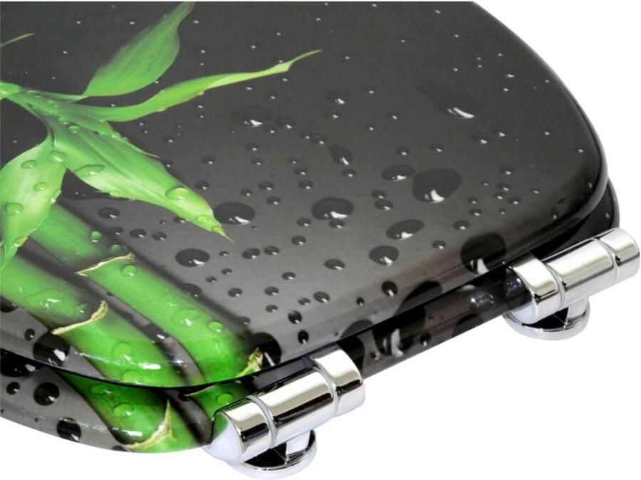 Sanilo Set badkameraccessoires Virella bestaand uit toiletzitting badmat en wastafelplug (complete set 3-delig) - Foto 5