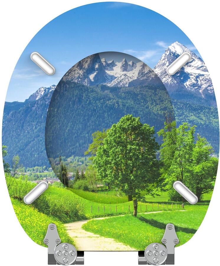 Sanilo Toiletzitting Alpen met soft-closemechanisme - Foto 2
