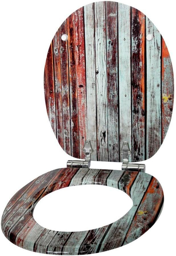 Sanilo Toiletzitting Antiek met soft-closemechanisme - Foto 5