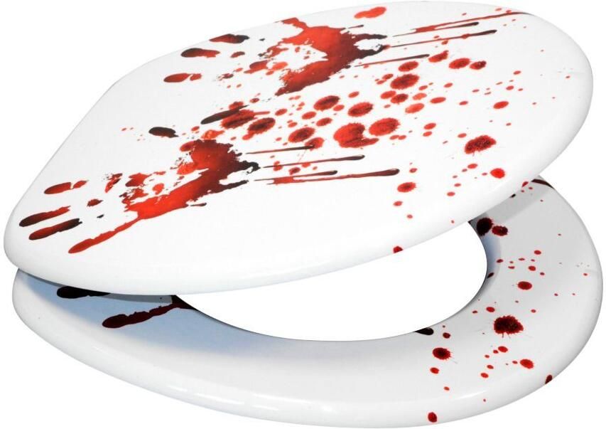 Sanilo Toiletzitting Blood Hands met soft-closemechanisme - Foto 6