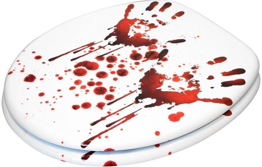 Sanilo Toiletzitting Blood Hands met soft-closemechanisme - Foto 7