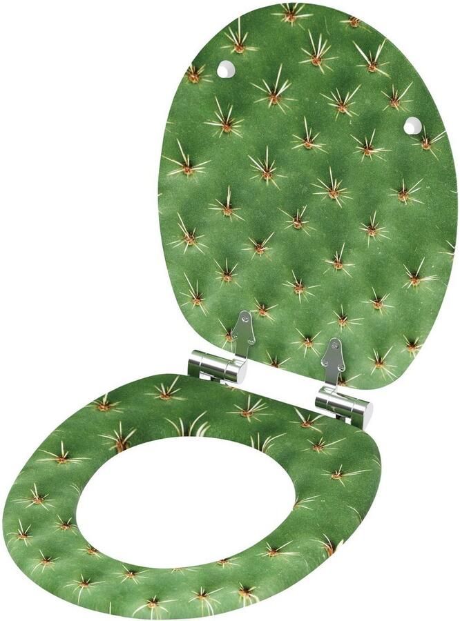 Sanilo Toiletzitting Cactus met softclosemechanisme bxl: 37 7x 42 0 47 0 cm - Foto 4