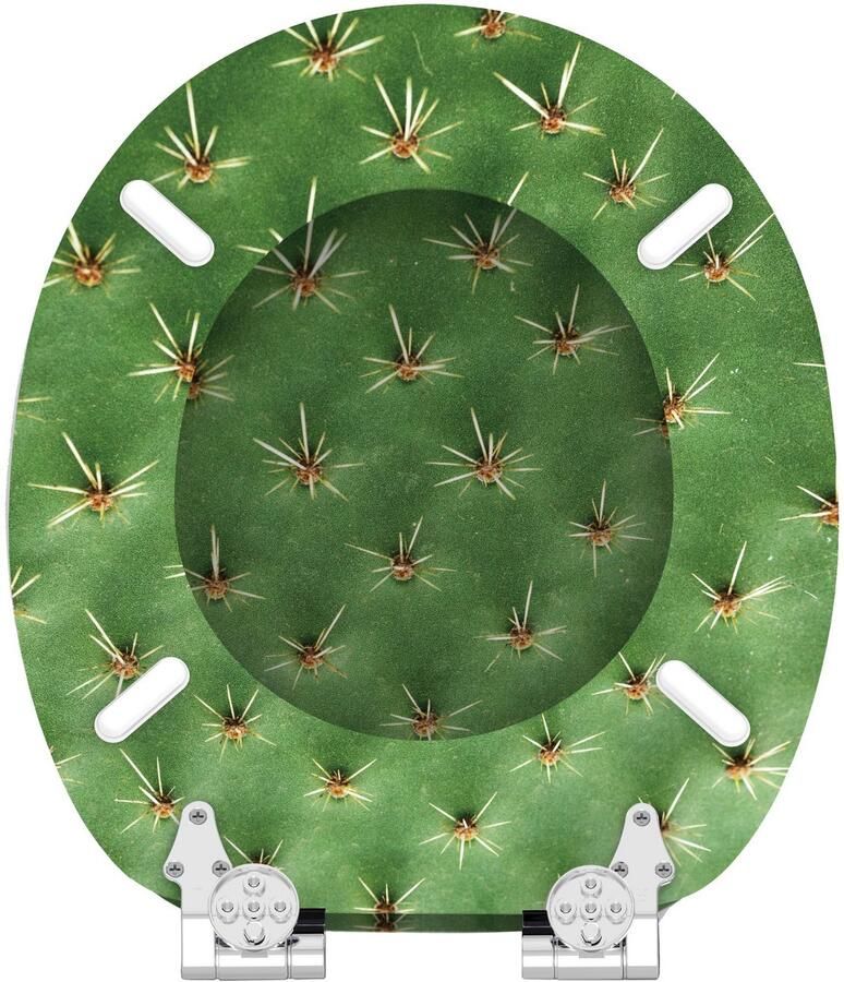 Sanilo Toiletzitting Cactus met softclosemechanisme bxl: 37 7x 42 0 47 0 cm - Foto 2