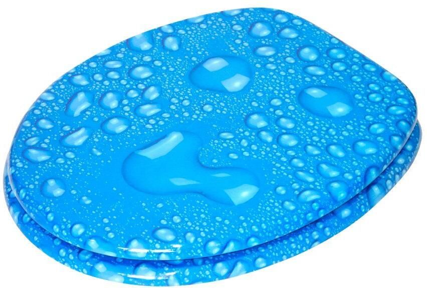 Sanilo Toiletzitting Dauwdruppel blauw met soft-closemechanisme - Foto 7