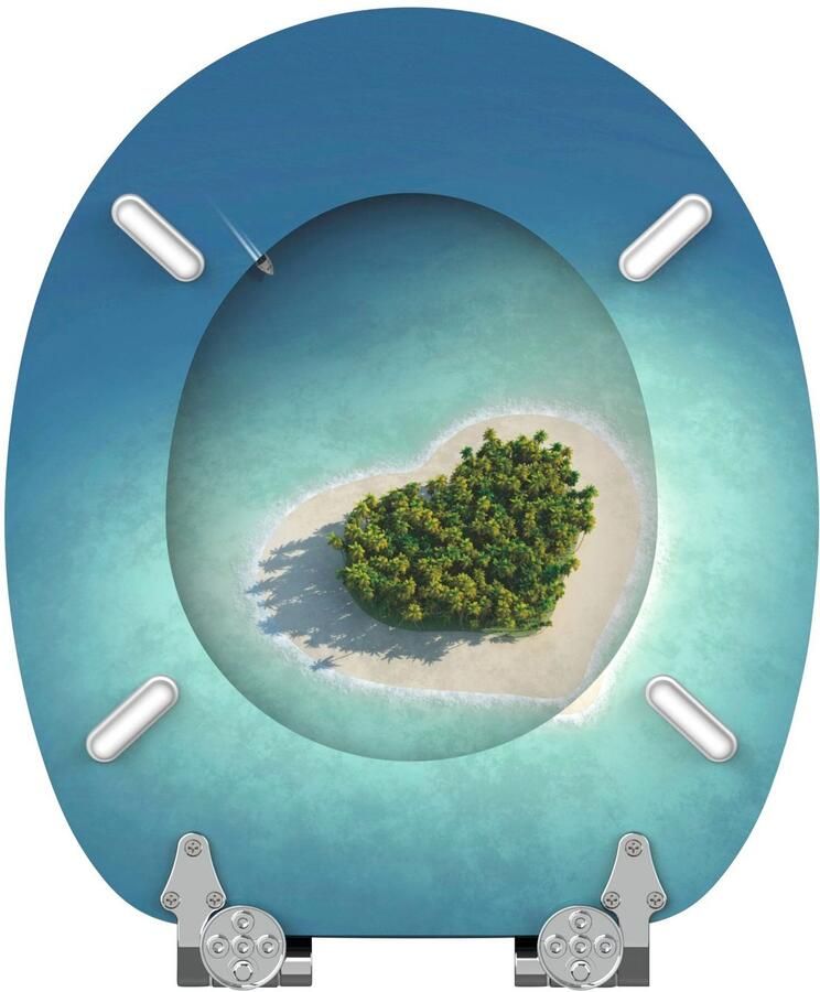 Sanilo Toiletzitting Dream Island met soft-closemechanisme - Foto 2