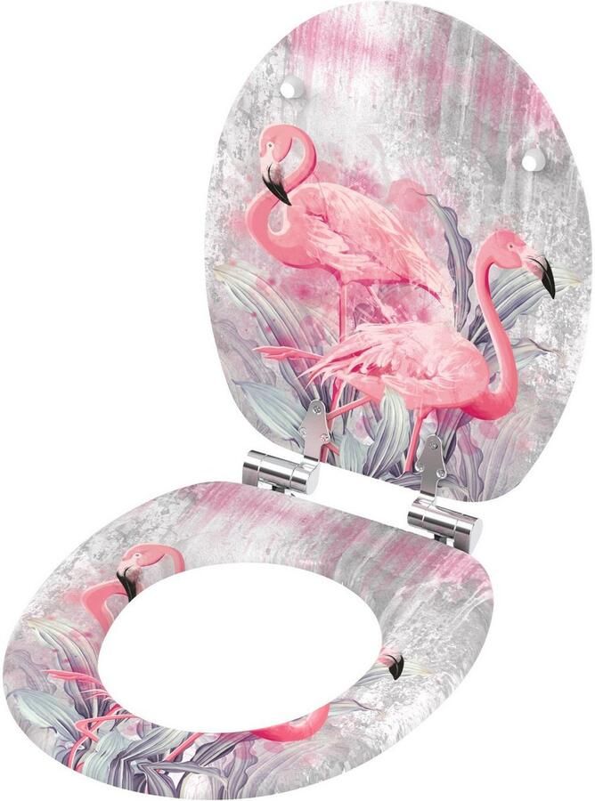Sanilo Toiletzitting Flamingo met softclosemechanisme bxl: 37 7x 42 0 47 0 cm - Foto 3
