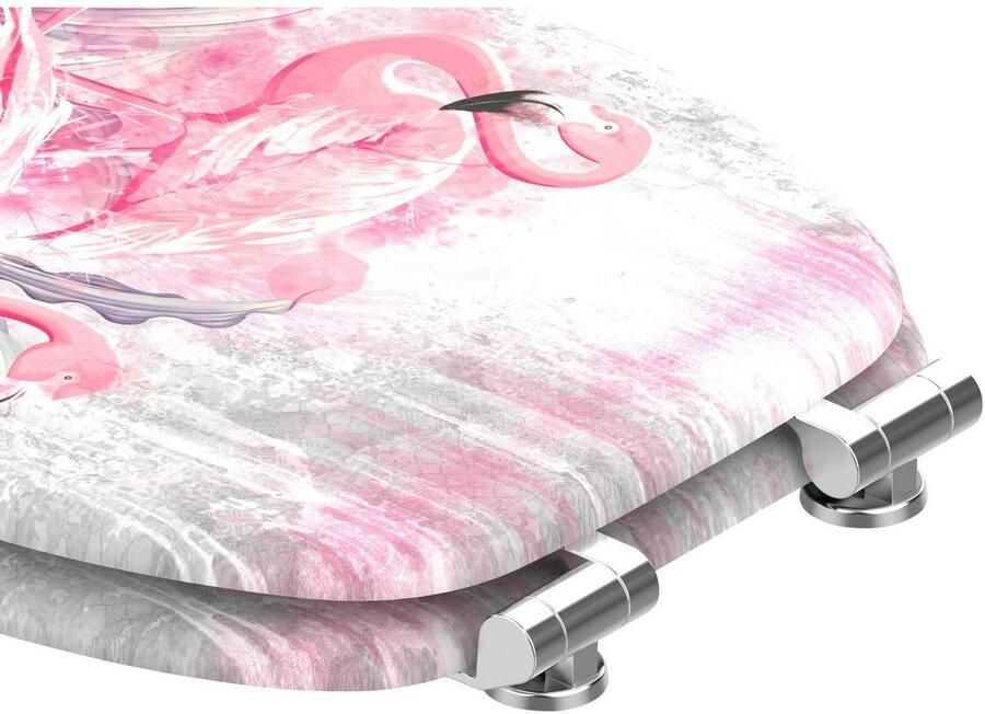 Sanilo Toiletzitting Flamingo met softclosemechanisme bxl: 37 7x 42 0 47 0 cm - Foto 4