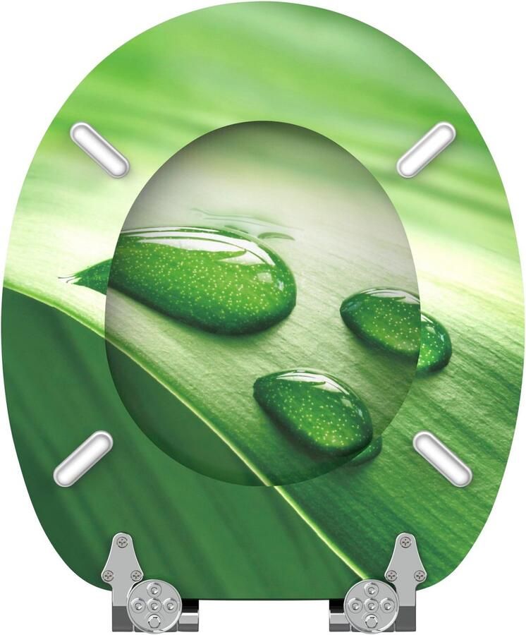 Sanilo Toiletzitting Green Leaf met soft-closemechanisme - Foto 3