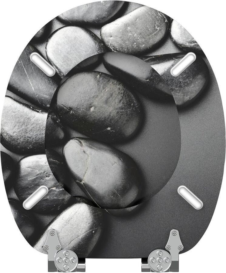 Sanilo Toiletzitting Hot Stones met soft-closemechanisme - Foto 2