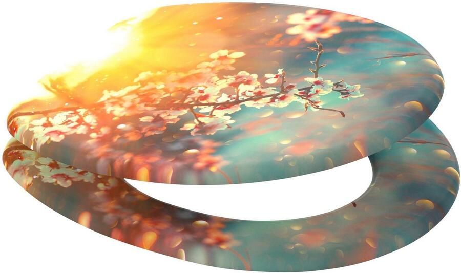 Sanilo Toiletzitting Kersenbloesem met softclosemechanisme bxl: 37 7x 42 0 47 0 cm - Foto 7