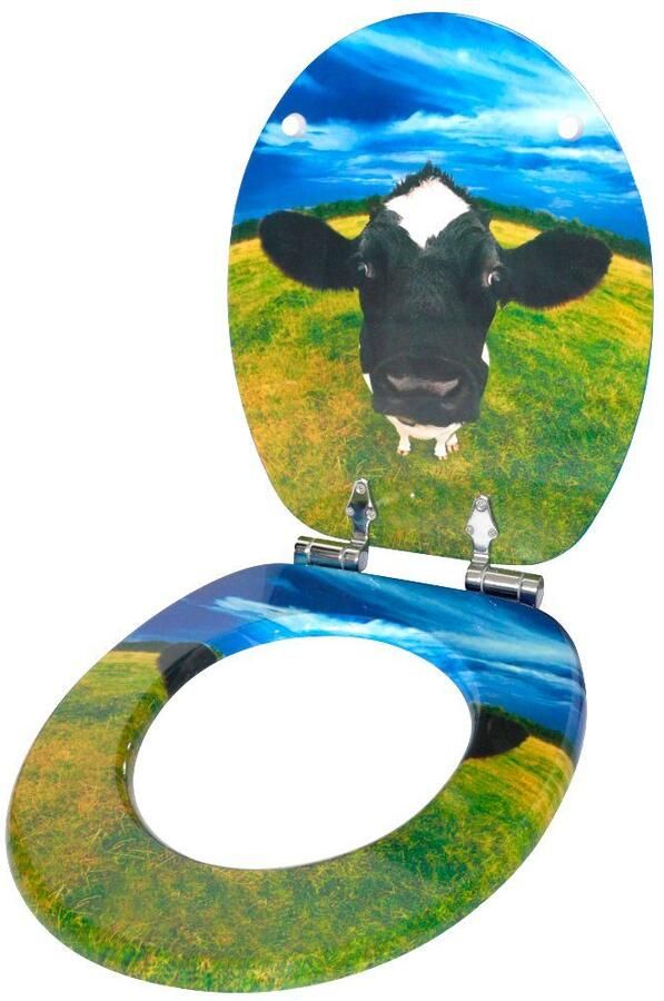 Sanilo Toiletzitting Koe met soft-closemechanisme - Foto 5