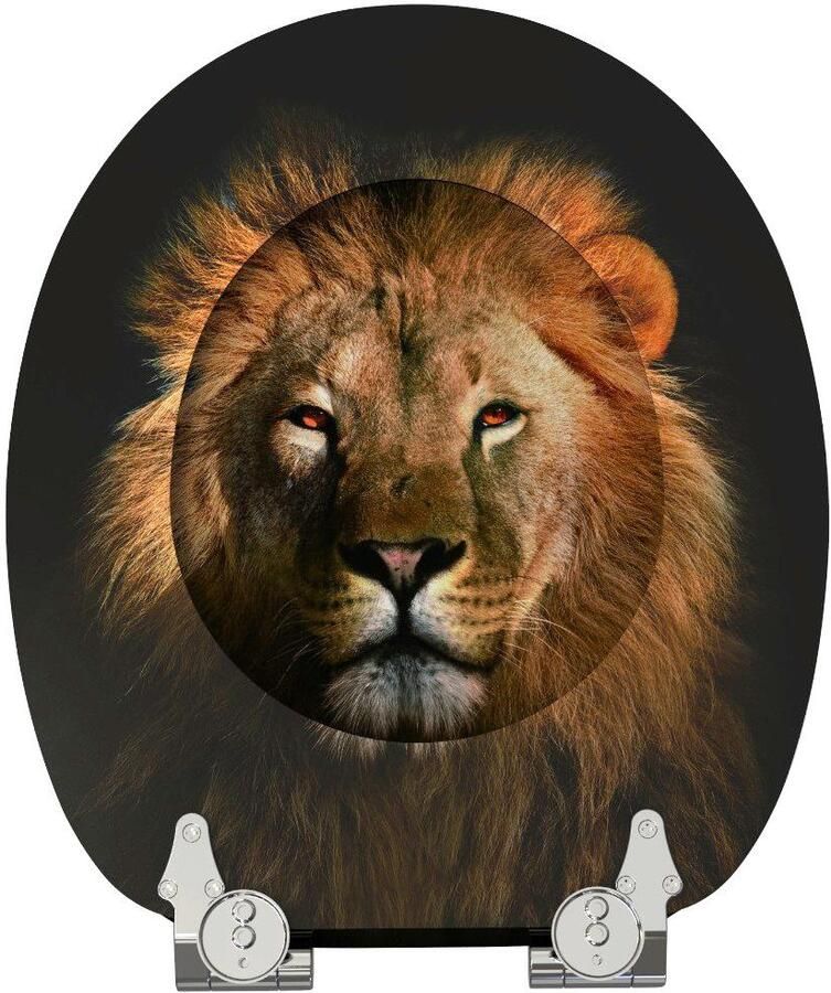 Sanilo Toiletzitting Leeuw met soft-closemechanisme - Foto 2