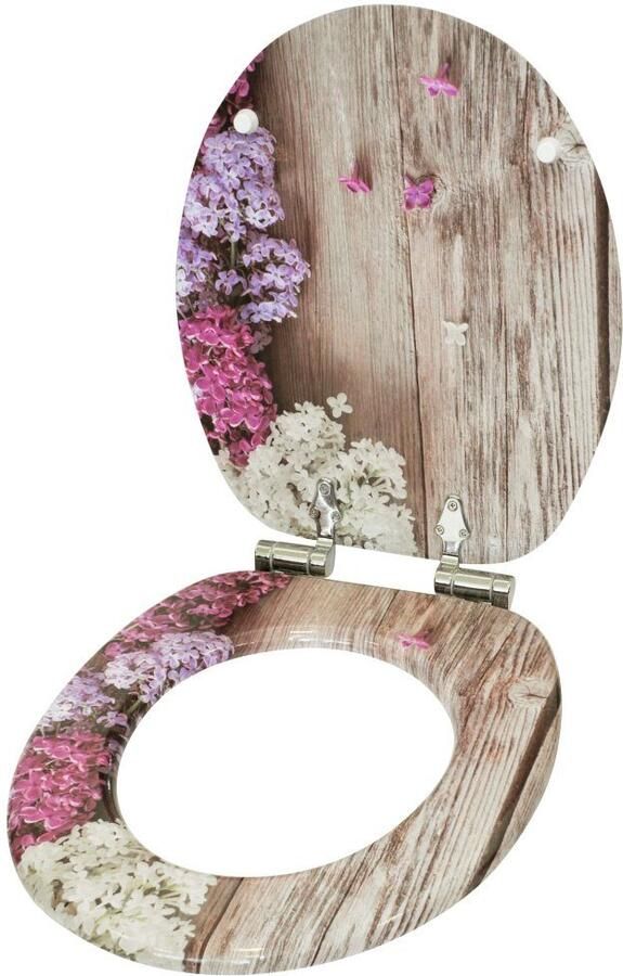 Sanilo Toiletzitting Lila met soft-closemechanisme - Foto 5