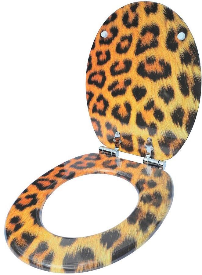 Sanilo Toiletzitting Luipaardhuid met soft-closemechanisme - Foto 4