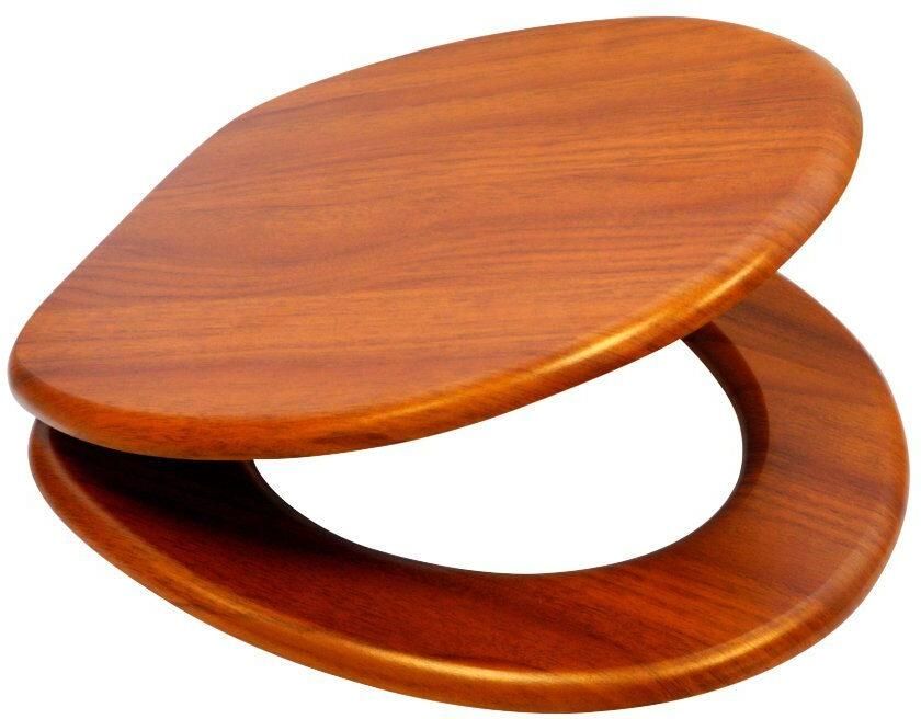 Sanilo Toiletzitting Mahonie met soft-closemechanisme - Foto 4