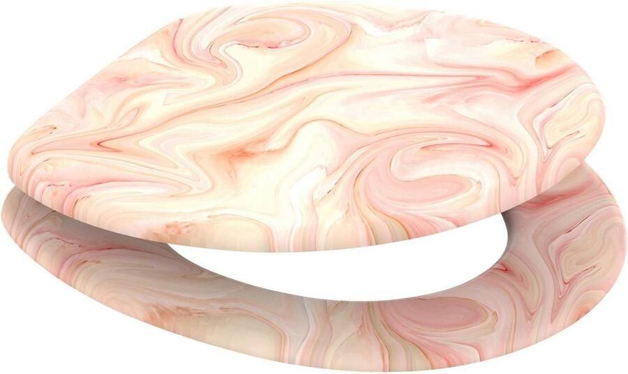 Sanilo Toiletzitting Marmor Rosa met softclosemechanisme bxl: 37 7x 42 0 47 0 cm - Foto 7