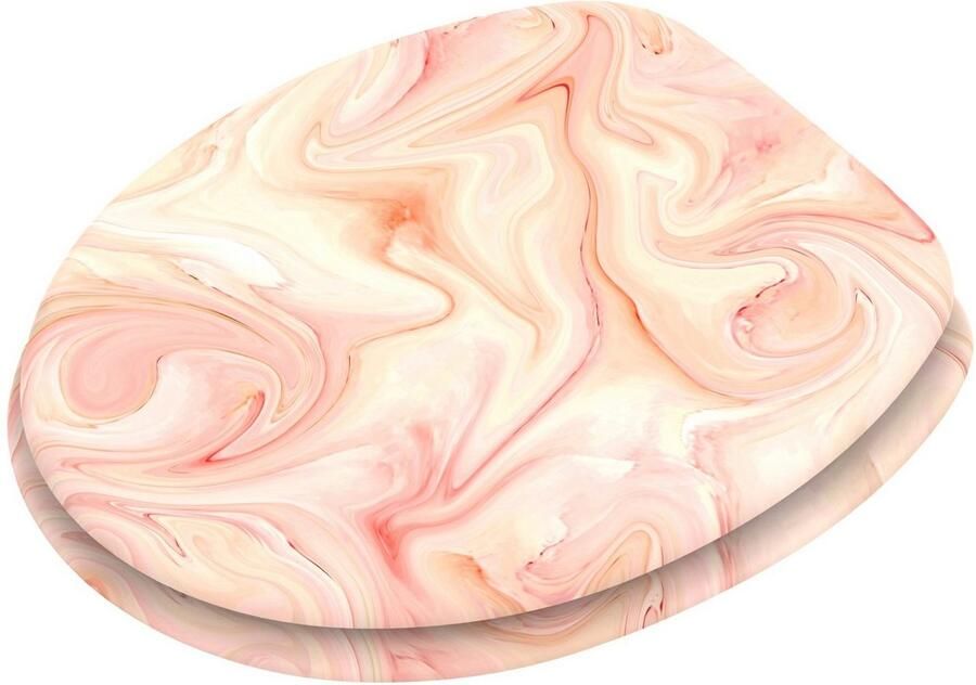 Sanilo Toiletzitting Marmor Rosa met softclosemechanisme bxl: 37 7x 42 0 47 0 cm - Foto 6