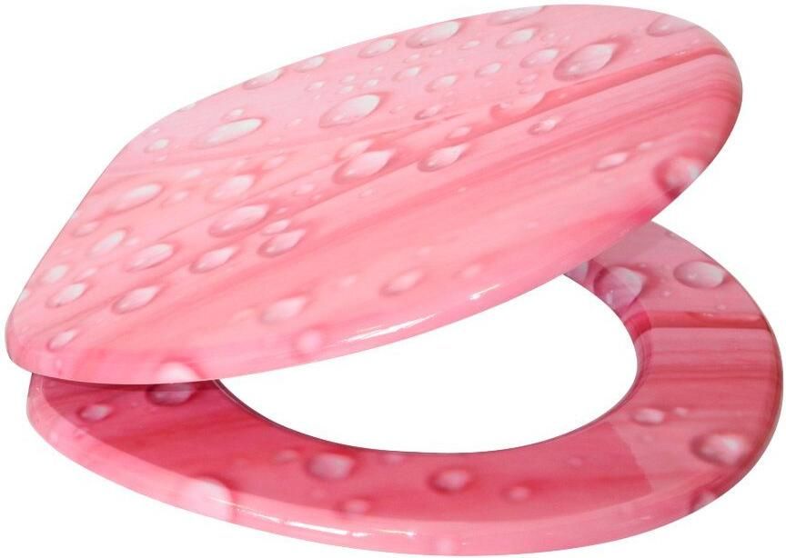 Sanilo Toiletzitting Pink Flower met soft-closemechanisme - Foto 5