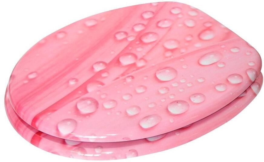Sanilo Toiletzitting Pink Flower met soft-closemechanisme - Foto 7