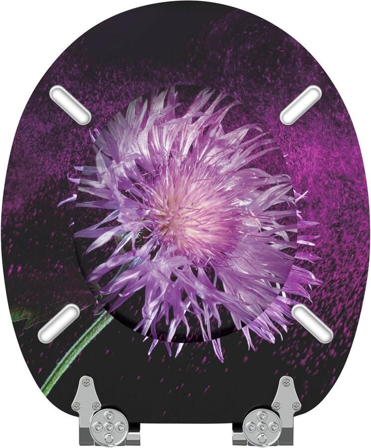 Sanilo Toiletzitting Purple Dust met soft-closemechanisme - Foto 2