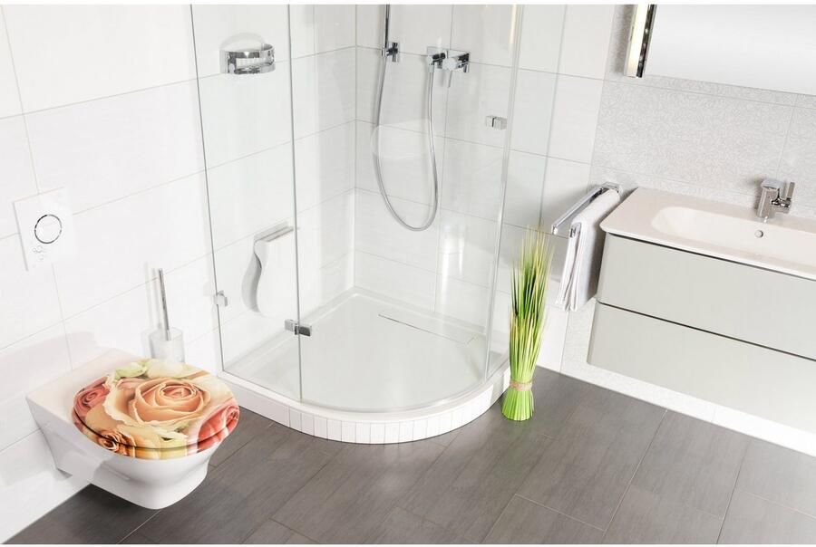 Sanilo Toiletzitting Roze roos met soft-closemechanisme - Foto 6