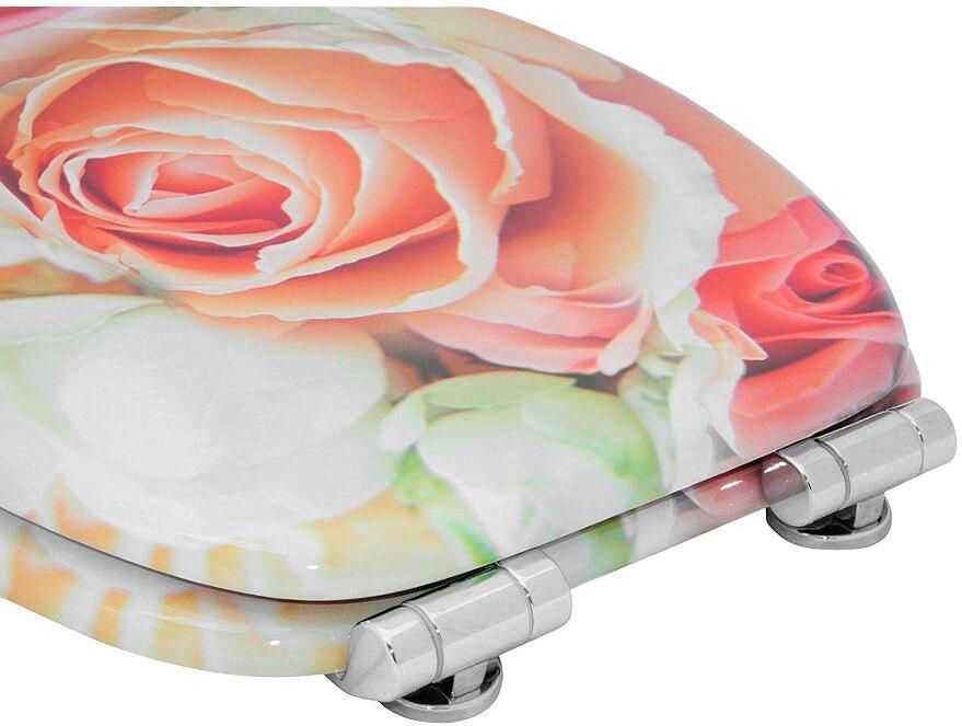 Sanilo Toiletzitting Roze roos met soft-closemechanisme - Foto 5
