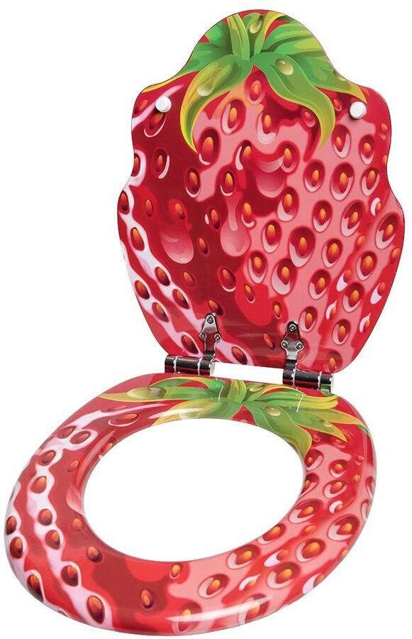 Sanilo Toiletzitting Strawberry met soft-closemechanisme - Foto 5