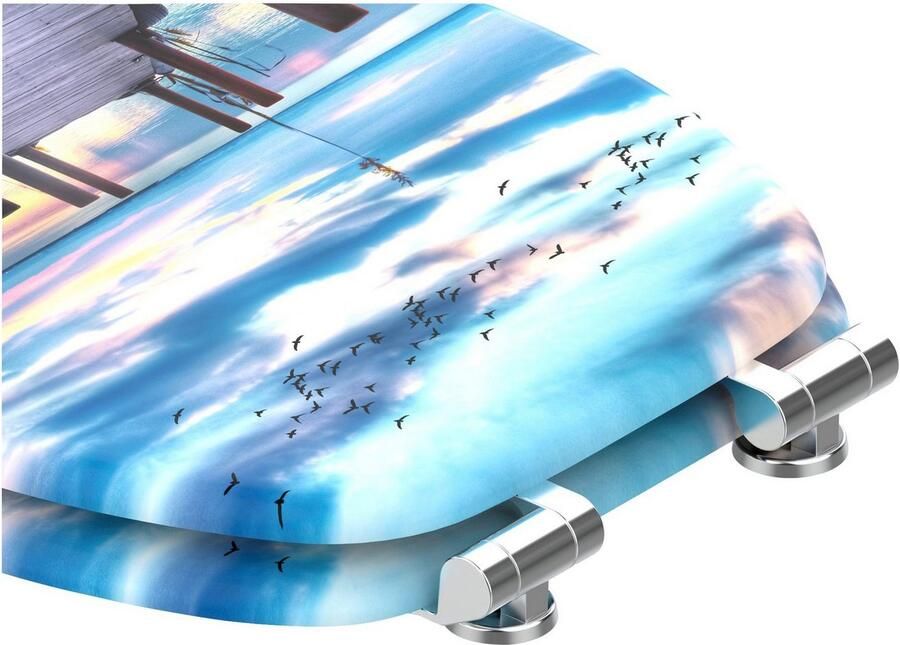 Sanilo Toiletzitting Sunset met softclosemechanisme bxl: 37 7x 42 0 47 0 cm - Foto 5