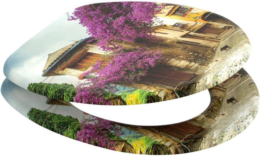 Sanilo Toiletzitting Toscane met softclosemechanisme bxl: 37 7x 42 0 47 0 cm - Foto 6