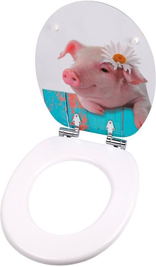 Sanilo Toiletzitting Varken met soft-closemechanisme - Foto 6