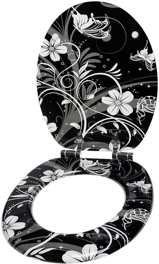 Sanilo Toiletzitting White flower met soft-closemechanisme - Foto 4