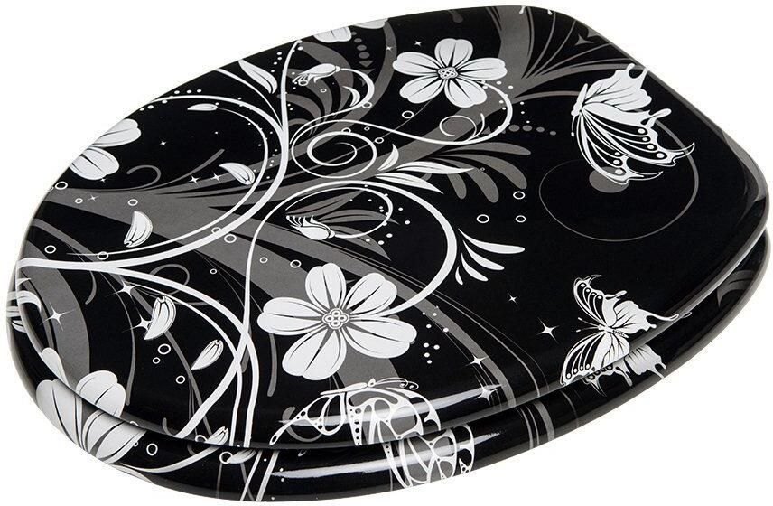 Sanilo Toiletzitting White flower met soft-closemechanisme - Foto 5