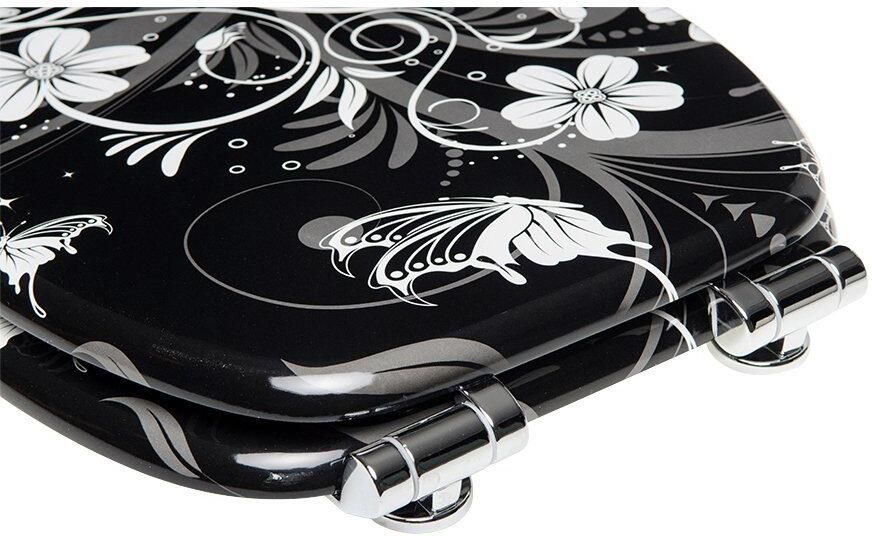 Sanilo Toiletzitting White flower met soft-closemechanisme - Foto 6